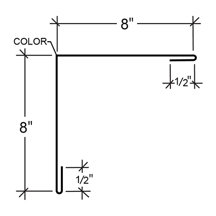 Pemb Rake Outside Corner Trim 8