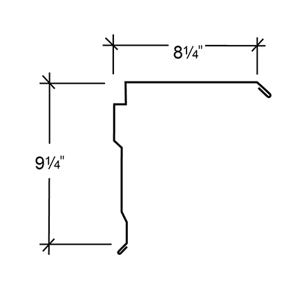 Edgecraft Northern Std. Peak Box - PBR Roof 3/4 Edgecraft Northern Std. Peak Box - PBR Roof 3/4