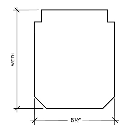 Edgecraft Southern Lg. Eave Gutter Expansion Cap - BattenLok HS, SuperLok Edgecraft Southern Lg. Eave Gutter Expansion Cap - BattenLok HS, SuperLok