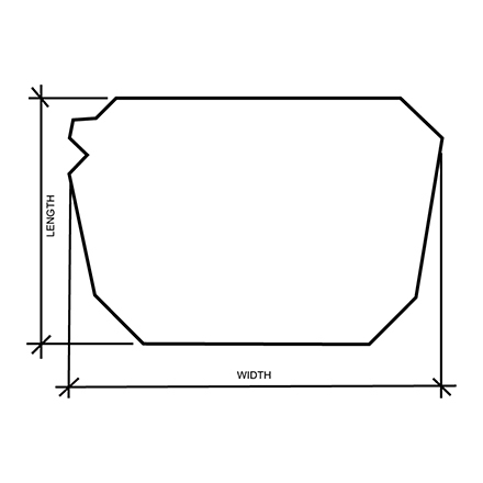 Sculptured Southern Std. Gutter End Cap - Double-Lok, Ultra-Dek Sculptured Southern Std. Gutter End Cap - Double-Lok, Ultra-Dek