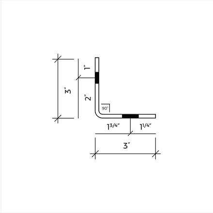 8" Jamb Base Clip 8" Jamb Base Clip