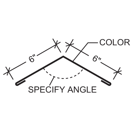 Ridge or Hip Flashing Ridge or Hip Flashing