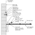 Rake Parapet Plywood - Brick Saw Cut - PBD Assembly