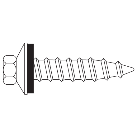 14 x 1 1/2" Type A Fastener 14 x 1 1/2" Type A Fastener