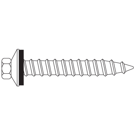 14 x 2" Type A Fastener 14 x 2" Type A Fastener