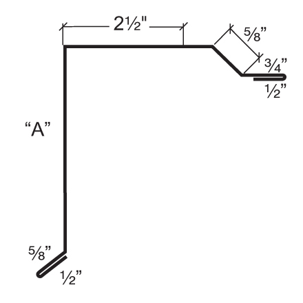 Rake Trim - 5V Crimp Rake Trim - 5V Crimp