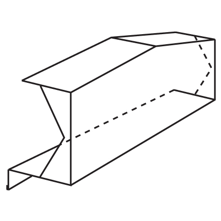 Sculptured Rake Trim Fixed Peak Box | End Trim, Boxes and Straps ...