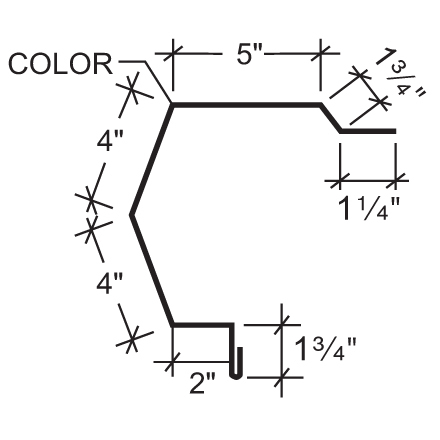 Sculptured Rake Trim Peak Box - PBR Sculptured Rake Trim Peak Box - PBR