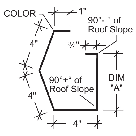 Sculptured Hang-On Gutter - PBR Sculptured Hang-On Gutter - PBR