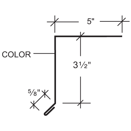 Box Eave Trim | Eave Trim | Exposed Fastener Trim | Trim | Products | MBCI