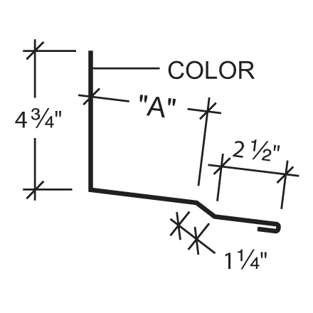 Floating Parapet High Side Eave Flashing Floating Parapet High Side Eave Flashing