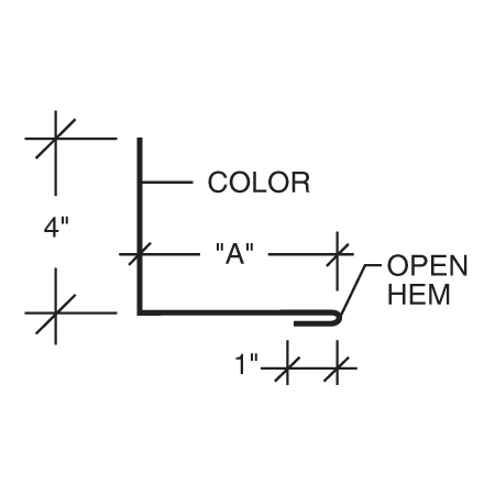 Parapet Rake Flashing - Floating Parapet Rake Flashing - Floating