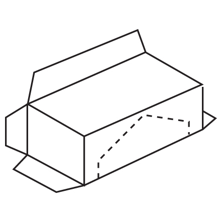Parapet Peak Box - Use with Vent Material