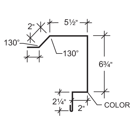 Box Rake Trim - 7.2 Panel Box Rake Trim - 7.2 Panel
