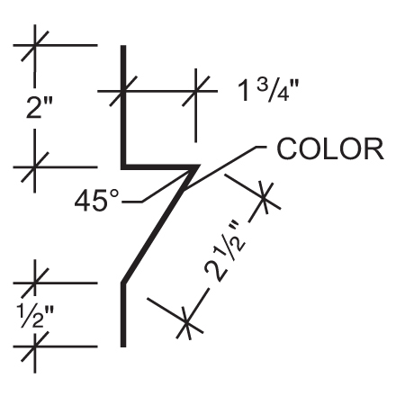 Base Trim without Sheeting | Base Trim | Exposed Fastener Trim | Trim ...