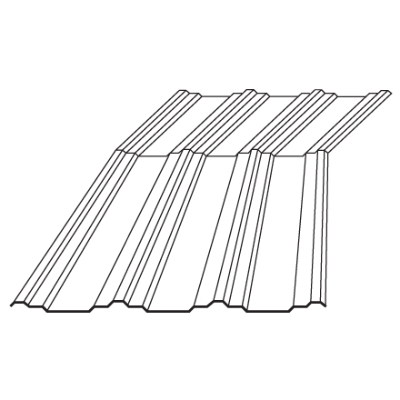 Translucent Formed Ridge Cap Die-Formed Ridge Cap - Retro-R® | Ridge Caps | Exposed Fastener ...