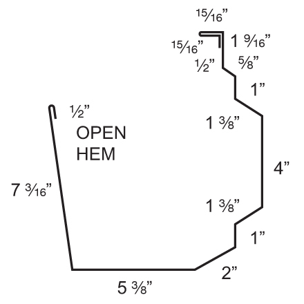 BattenLok® HS - Alternate SLX Gutter - SW Large BattenLok® HS - Alternate SLX Gutter - SW Large