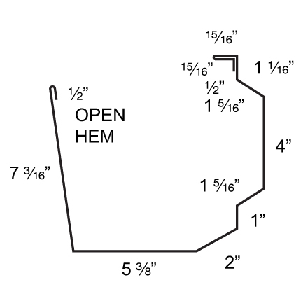 BattenLok® HS - Alternate SLX Gutter - Snow Large BattenLok® HS - Alternate SLX Gutter - Snow Large