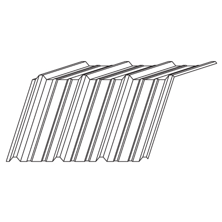 Formaloc Ridge Cap Die-Formed Ridge Cap - 7.2 Panel | Ridge Caps | Exposed Fastener ...