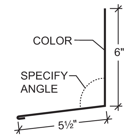 Standard Parapet High Eave Trim Standard Parapet High Eave Trim
