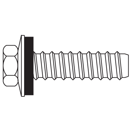 1/4"-14 x 1" Type B 1/4"-14 x 1" Type B