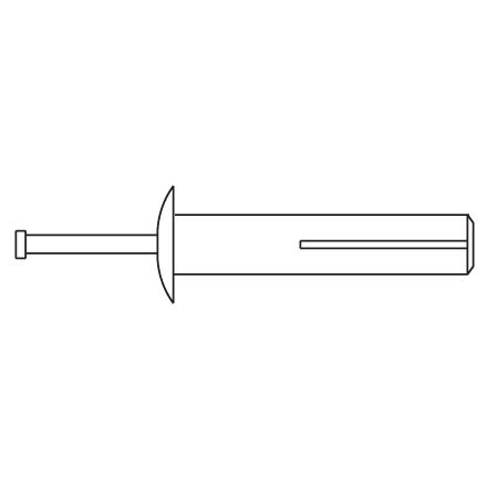 1/4" x 1 1/4" Nail Drive Masonry Anchor 1/4" x 1 1/4" Nail Drive Masonry Anchor