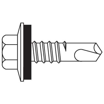 12-14 x 3/4" Driller 12-14 x 3/4" Driller