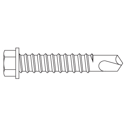 1/4"-14 x 1 1/4" Driller 1/4"-14 x 1 1/4" Driller
