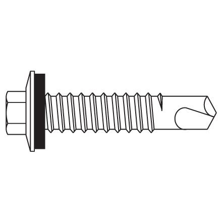 1/4"-14 x 1 1/4" with #3 Drill Point 1/4"-14 x 1 1/4" with #3 Drill Point