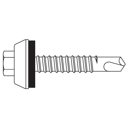 12-14 x 1 1/2" Long Life Driller 12-14 x 1 1/2" Long Life Driller