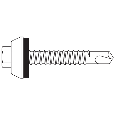 12-14 x 2" Long Life with #3 Drill Point 12-14 x 2" Long Life with #3 Drill Point