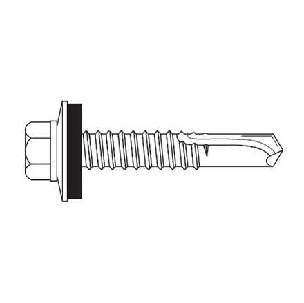 12-24 x 1 1/4" TEK 4.5 12-24 x 1 1/4" TEK 4.5