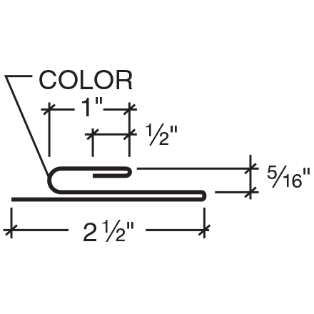 Rake Termination Trim - FlexLok® Rake Termination Trim - FlexLok®