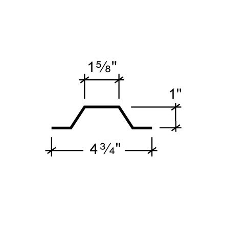 1" Sub Girt (SG-1) 1" Sub Girt (SG-1)