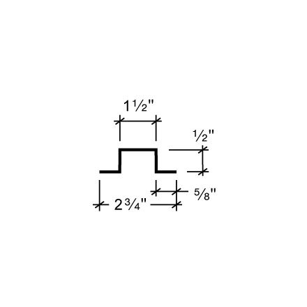1/2" Sub Girt (SG-2) 1/2" Sub Girt (SG-2)