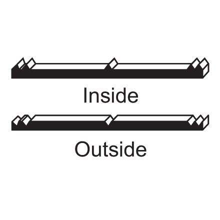 5V Crimp Inside Closure Strip 5V Crimp Inside Closure Strip
