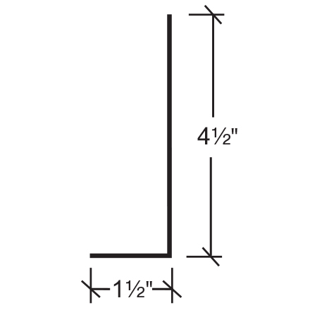 Masterline 16® Sheathing Support Angle Masterline 16® Sheathing Support Angle