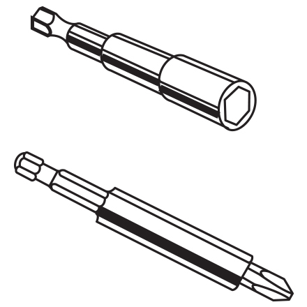 3/8" Hex Drive 3/8" Hex Drive