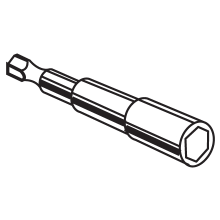 1/4" Hex Drive 1/4" Hex Drive