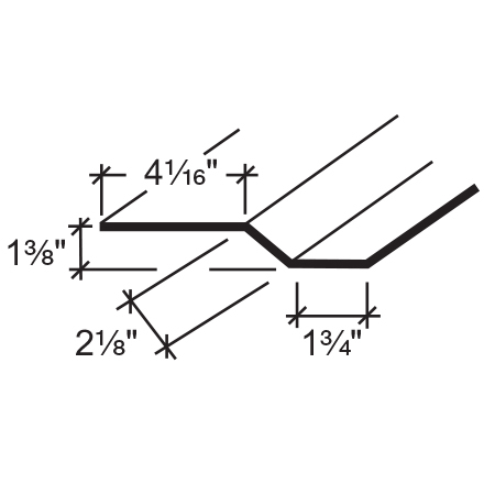 Ultra-Dek® or Double-Lok® Mid-Slope Plate Ultra-Dek® or Double-Lok® Mid-Slope Plate