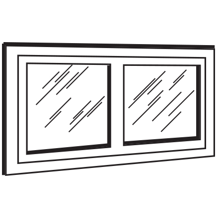 PBU Non-Insulated Horizontal Slide Window