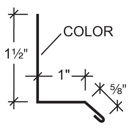 Window Cap Base Window Drip Cap | Base Trim | Exposed Fastener Trim | Trim | Products ...
