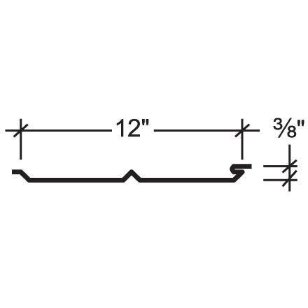 V Groove Perforated Soffit Trim V Groove Perforated Soffit Trim