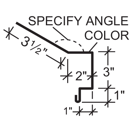 Eave to Fascia Transition Trim Eave to Fascia Transition Trim